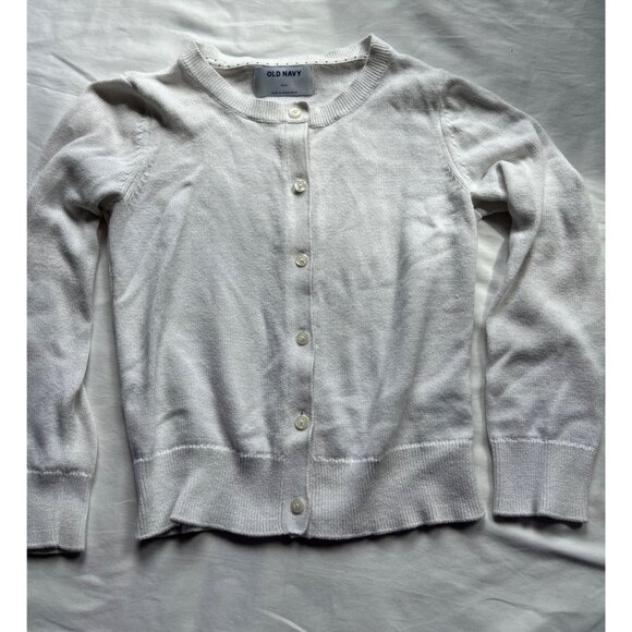 Old Navy Cardigan Girls Size M (8) -Full button Sweater - Picture 1 of 5